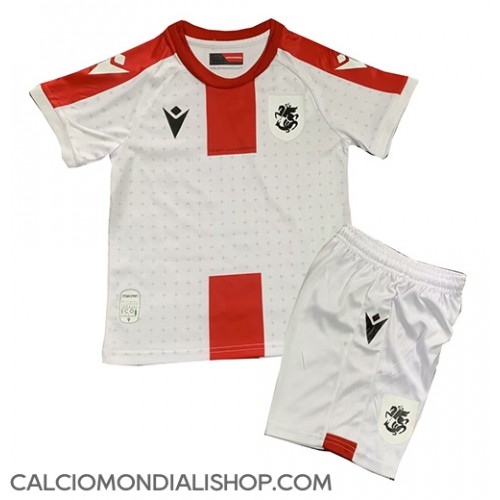 Maglie da calcio Georgia Prima Maglia Bambino Europei 2024 Manica Corta (+ Pantaloni corti)